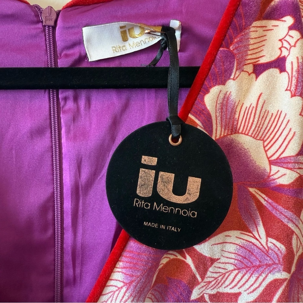 IU Rita Mennoia Velvet Floral Maxi Dress - Picture 9 of 12